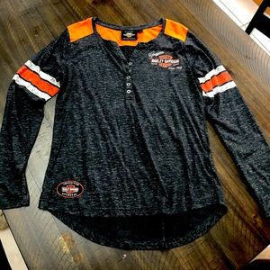 Long sleeve Harley-Davidson shirt. Size medium